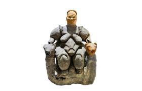 Neolityczna figurka tzw. Bogini Matki z Çatal Höyük, obecnie w Muzeum Cywilizacji Anatolijskich w Ankarze.