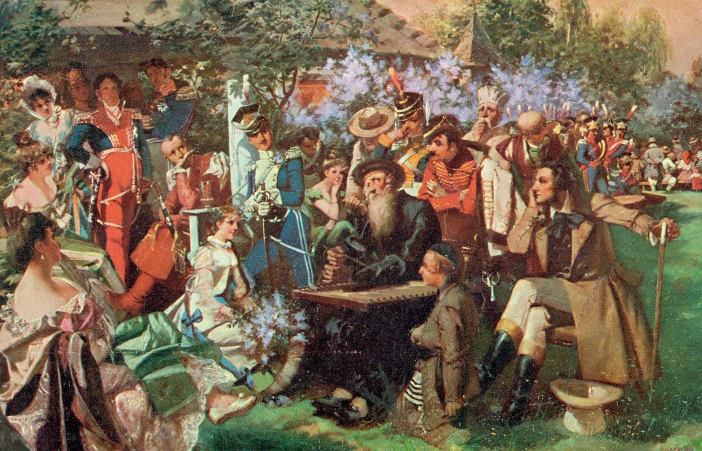 „Koncert Jankiela”; popularna ilustracja z XIX w.