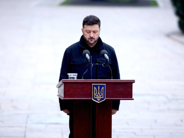Prezydent Ukrainy Wołodymyr Zełenski, 4 grudnia 2025 r.