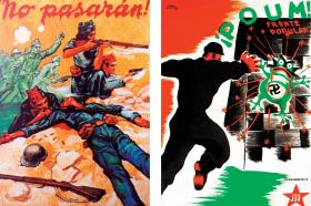 Plakaty republikańskie z czasów wojny domowej w Hiszpanii