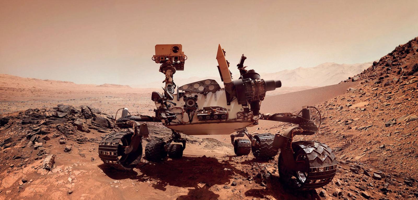 Czy na Marsie jest życie? Obecnie działające misje nie szukają go ­bezpośrednio. Sprawdzają tylko, czy na Czerwonej Planecie istnieją warunki, które umożliwiłyby jego rozwój.