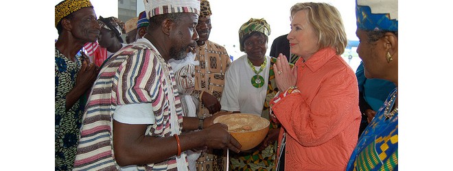 Hillary Clinton niewiele zwojowała w Nigerii.