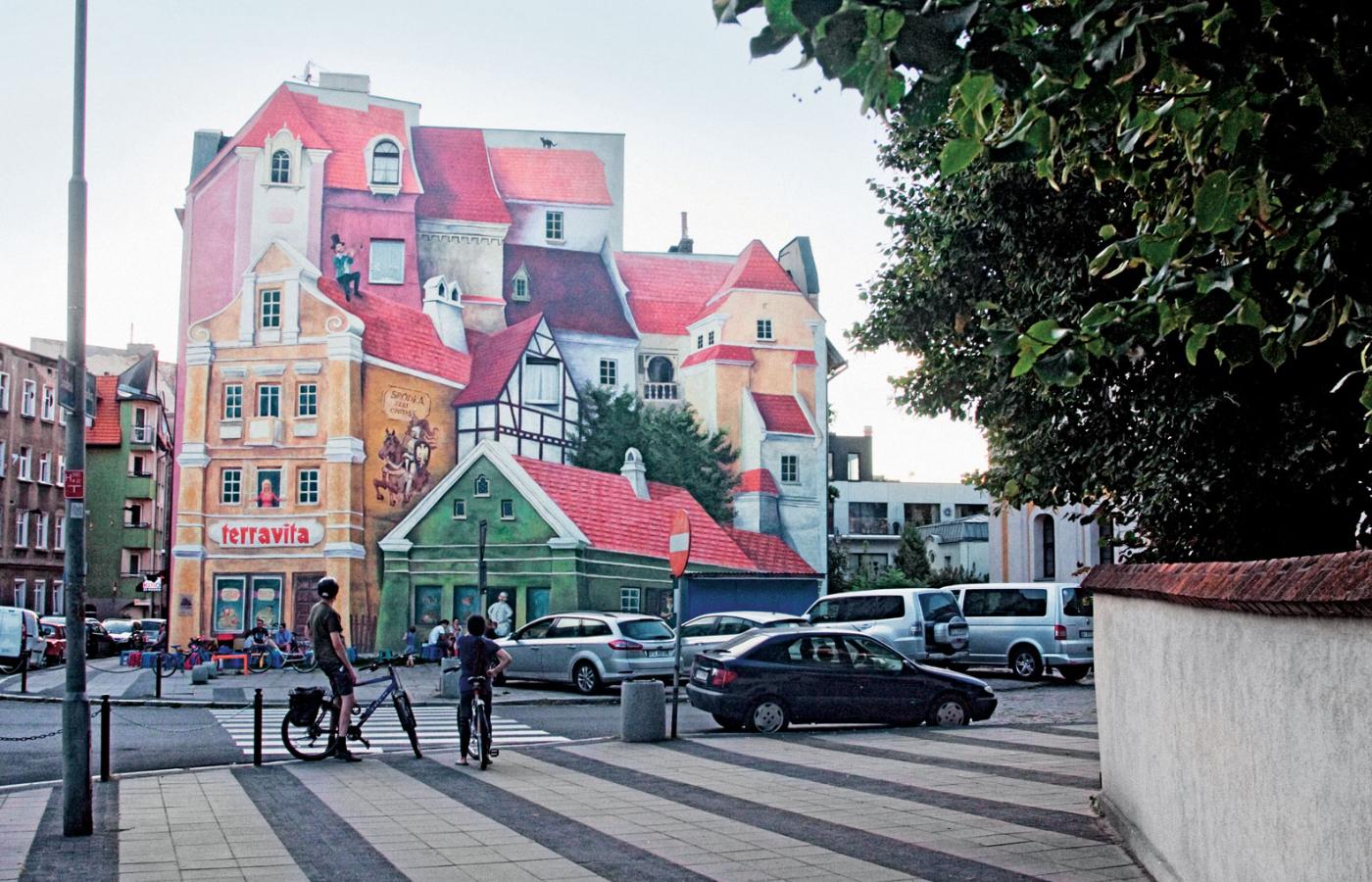 Mural na poznańskiej Śródce.
