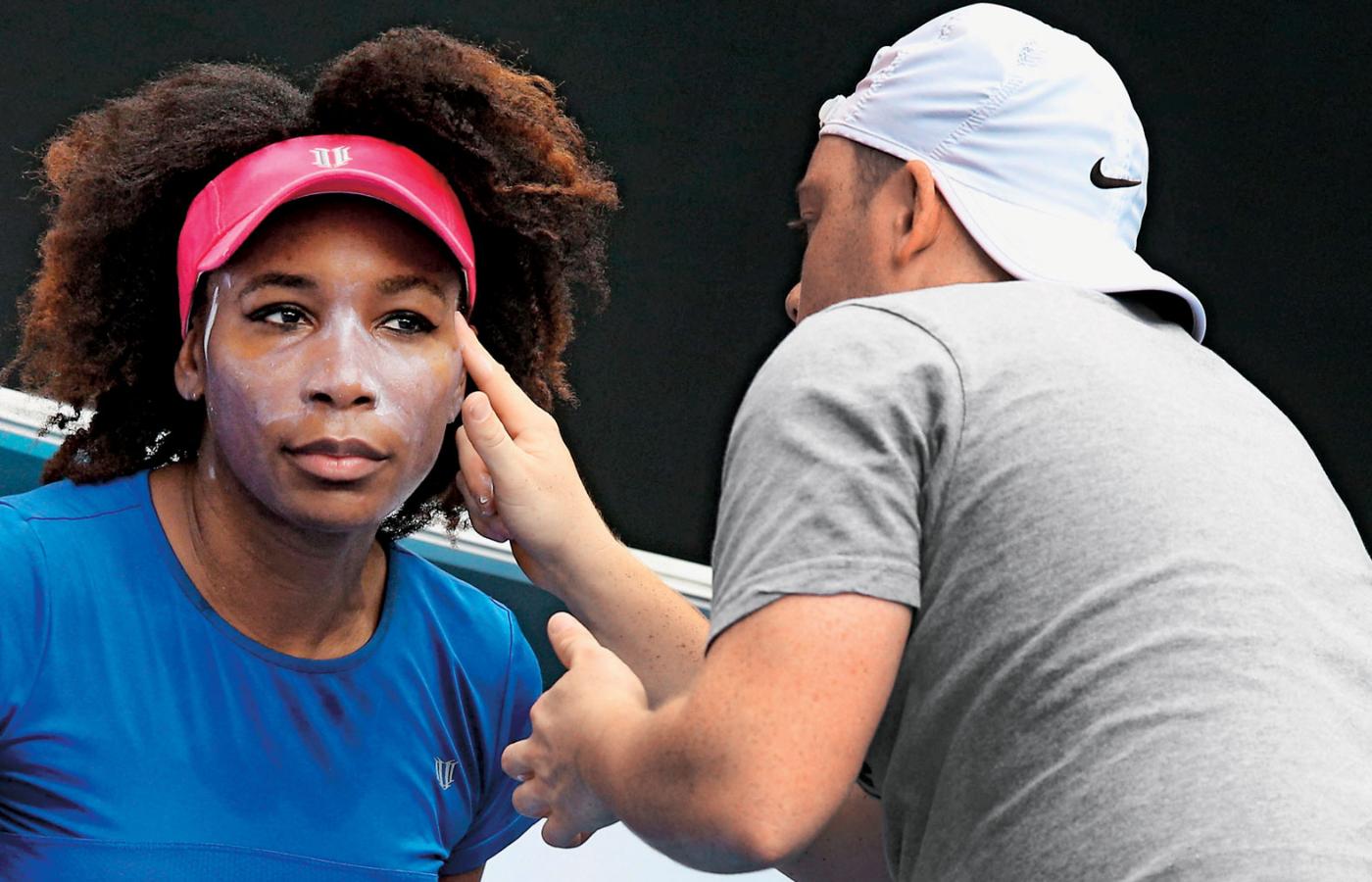 Wbrew obiegowym opiniom osoby o ciemnym kolorze skóry też muszą zabezpieczać
się przed słońcem. Dlatego tenisistka Venus Williams nie żałuje kremu z filtrem. Żeby był skuteczny, na 1 cm kw. skóry trzeba nałożyć 2 mg kremu.