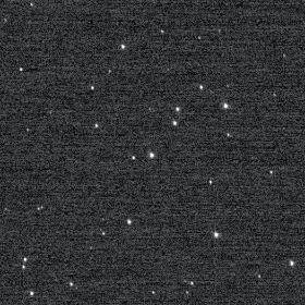 Zdjęcie gromady gwiazd NGC 3532 wykonane 5 grudnia 2017 r. kamerą LORRI umieszczoną na pokładzie sondy New Horizons. 6,12 mld km od Ziemi. To najdalsze miejsce, w którym człowiek strzelił fotkę.