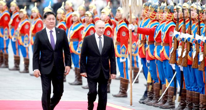 Władimir Putin w Mongolii, 3 września 2024 r.