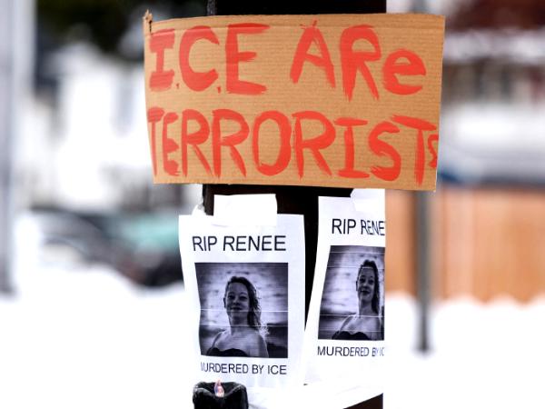 Agent ICE zastrzelił Renee Nicole Good. Minneapolis, 8 stycznia 2026 r.