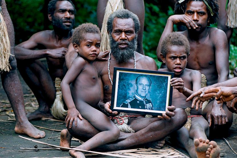 Mieszkańców wyspy Vanuatu uważali Filipa za żyjącego boga.