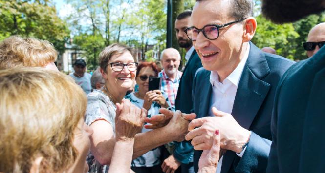 Premier Mateusz Morawiecki w Rudzie Śląskiej, 2 sierpnia 2023 r.