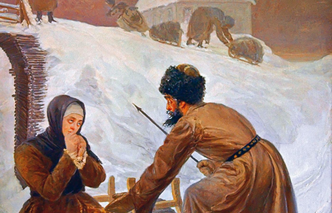 „Pani Gudzińska” - obraz Aleksandra Sochaczewskiego (także zesłańca), z II poł. XIX w.