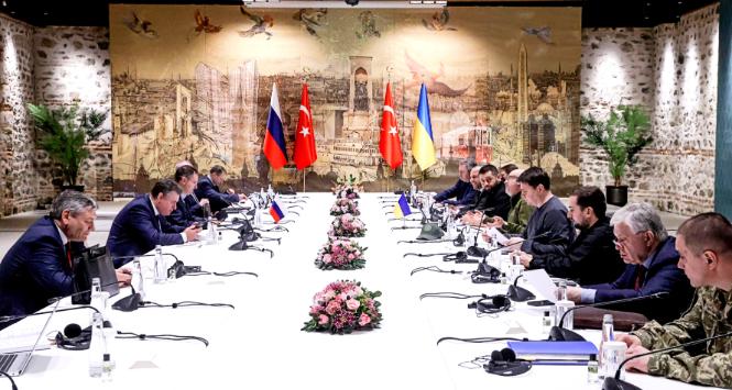 Ukraińsko-rosyjskie negocjacje w Stambule, 29 marca 2022 r.