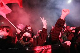 Demonstracja Ogólnopolskiego Strajku Kobiet w Warszawie