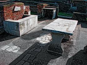 Miejska tawerna (tabernae) w Ostii.