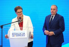 Katarzyna Lubnauer i Grzegorz Schetyna