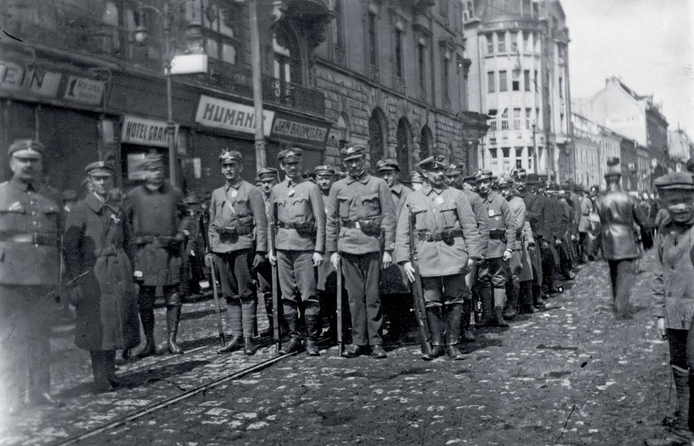 Polskie oddziały we Lwowie, 1920 r.