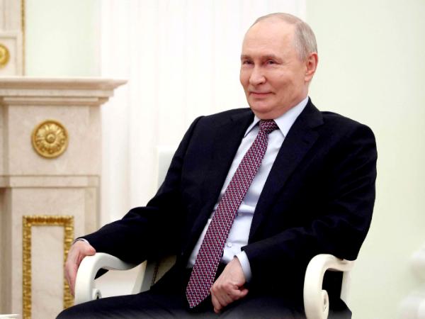 Władimir Putin spotyka się z przywódcami innych państw na Kremlu, 8 maja 2026 r.