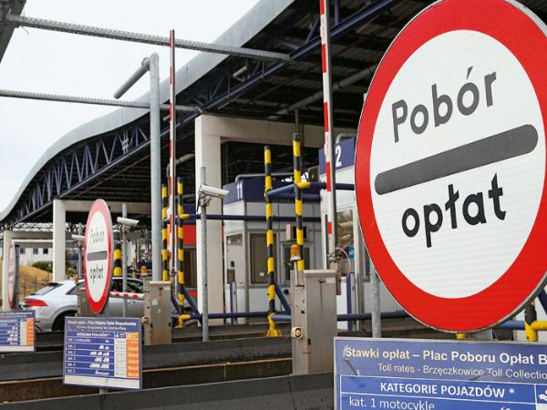 Bramka poboru opłat na autostradzie A1