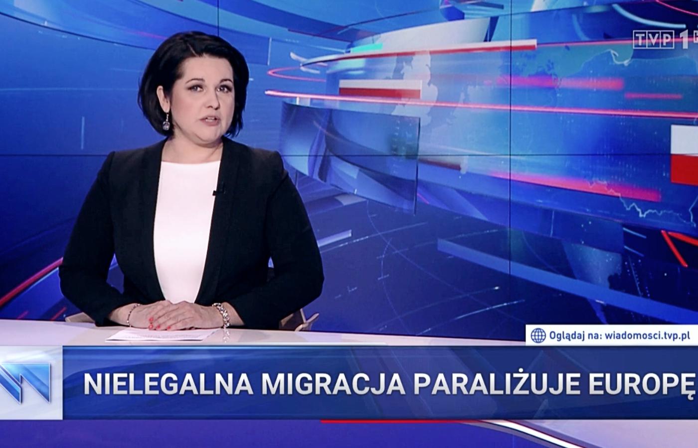 „Wiadomości” TVP o migracji w Europie