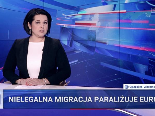 „Wiadomości” TVP o migracji w Europie