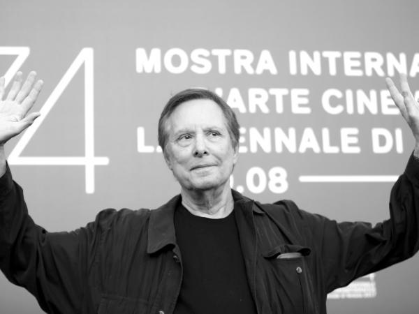 William Friedkin na festiwalu w Wenecji, zdjęcie z 2017 r.