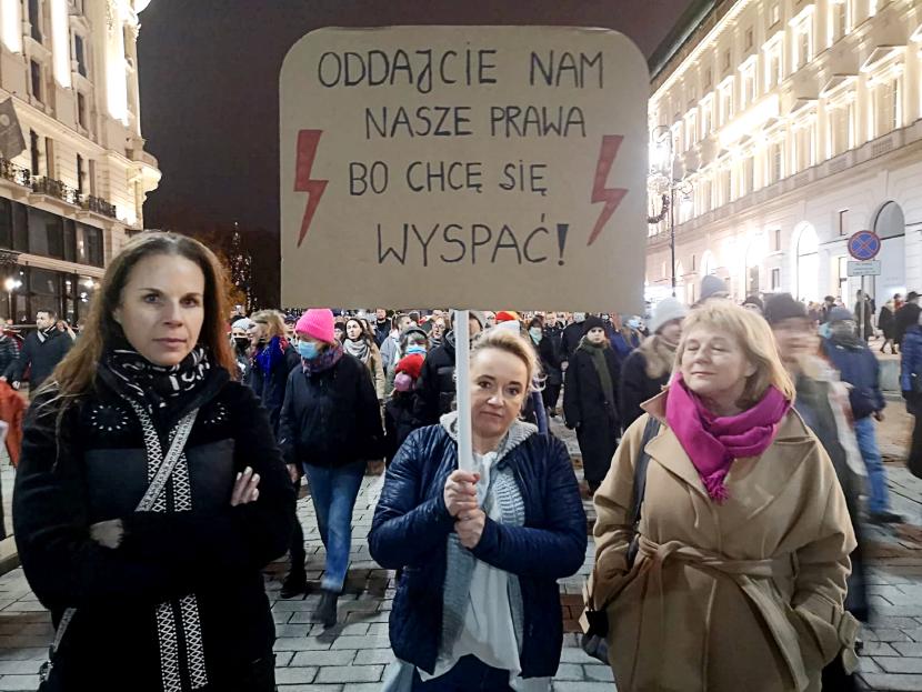 Marsz dla Izy. Warszawa, 6 listopada 2021 r.