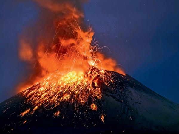 Wulkan Popocatépetl.