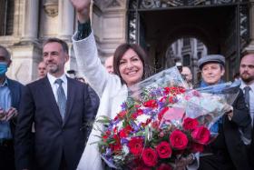 Anne Hidalgo, zwyciężczyni wyborów na mera Paryża.