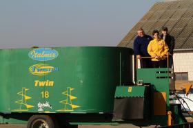 Rodzina Przeździeckich - Kazimierz, Agata i ich syn Grzegorz.