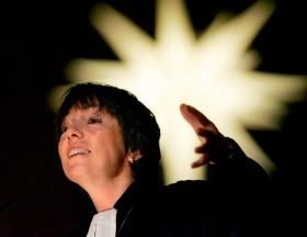Margot Kassmann, przewodnicząca Niemieckich Kościołów Ewangelickich - na jej odczyty przychodzą tłumy.