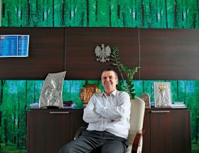 Dariusz Sapiński, prezes Mlekovity. Stworzył melanż podlaskiej pobożności z nowoczesnością.