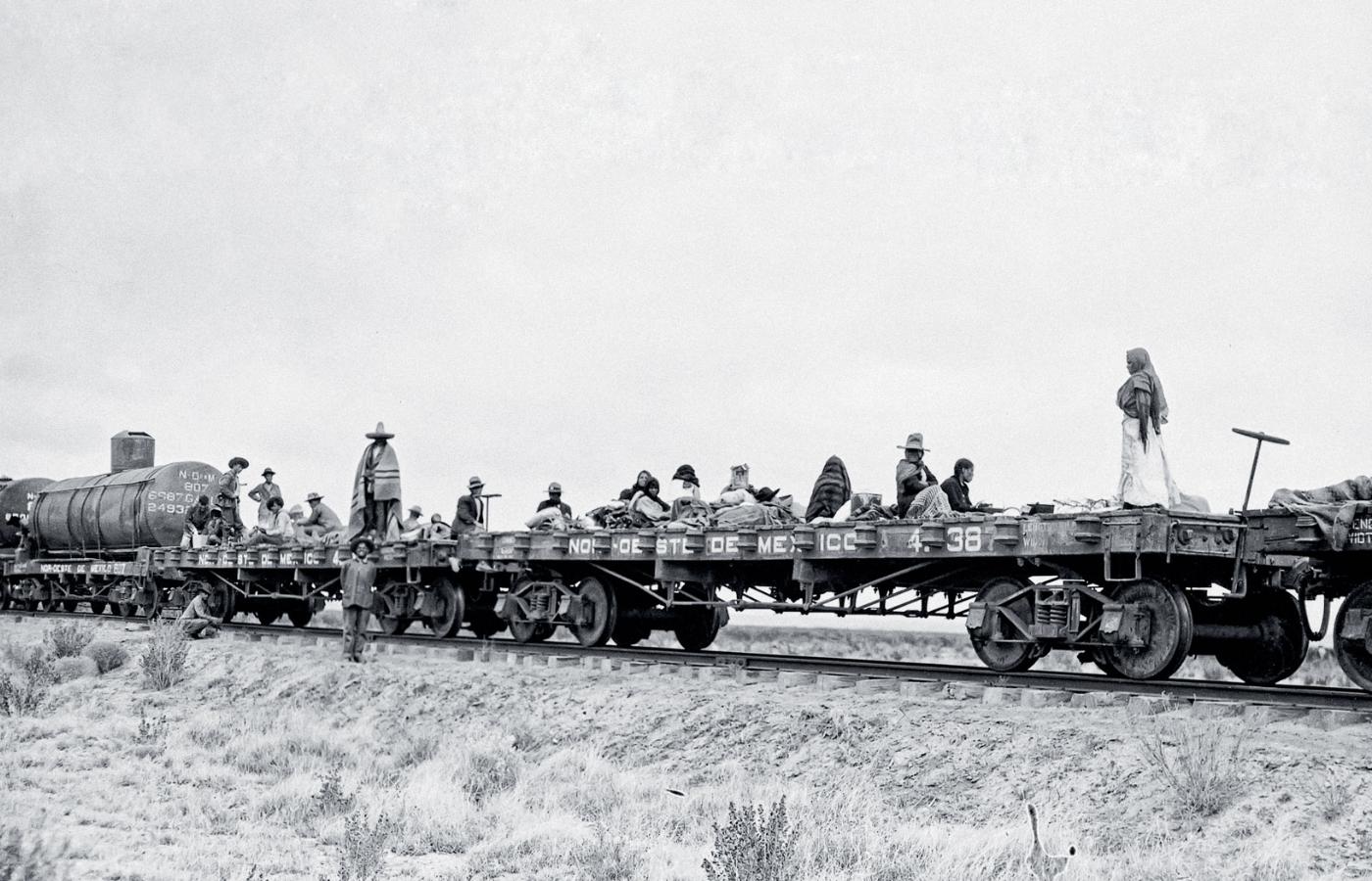 Wagon z rebeliantami, Meksyk, 1913 r.