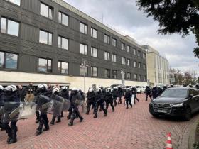 Protest rolników przed Sejmem