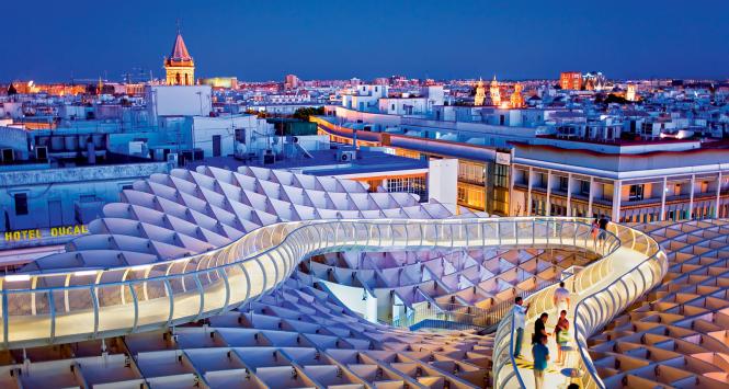 Metrosol Parasol, centrum handlowo-rekreacyjne, którego budowę sfinansowano z unijnych środków, Sewilla