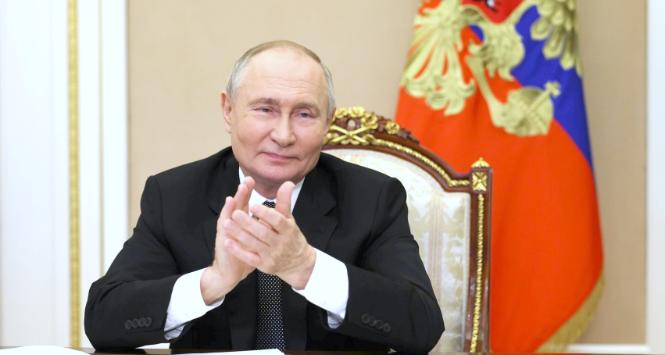 Władimir Putin na Kremlu, 6 listopada 2024 r.