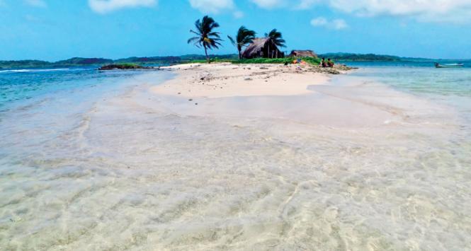 Bezludna wysepka – schronisko dla Kunów w podróży.