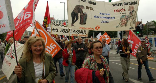 Kto w Niemczech ma zapłacić za kryzys? Nie my! - protestują obywatele