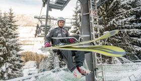 Klimek Murańka w austriackim Bad Mitterndorf, styczeń 2016 r.