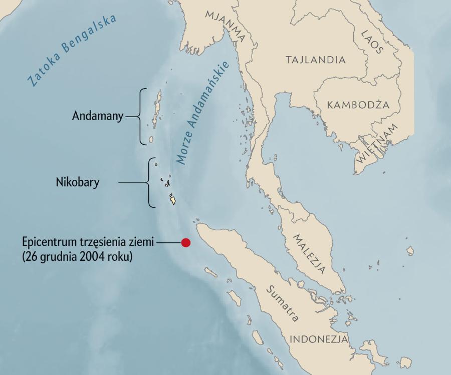 Nikobary leżą na dużym uskoku tektonicznym, wzdłuż którego przesunęły się skały 26 grudnia 2004 roku, generując tsunami. Fala zabiła tysiące Nikobarczyków i zniszczyła ich wioski.