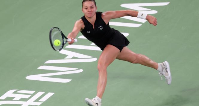 Maja Chwalińska pokonała wyżej notowaną Igę Świątek w półfinale turnieju w Wuhan. 17 października 2026 r.