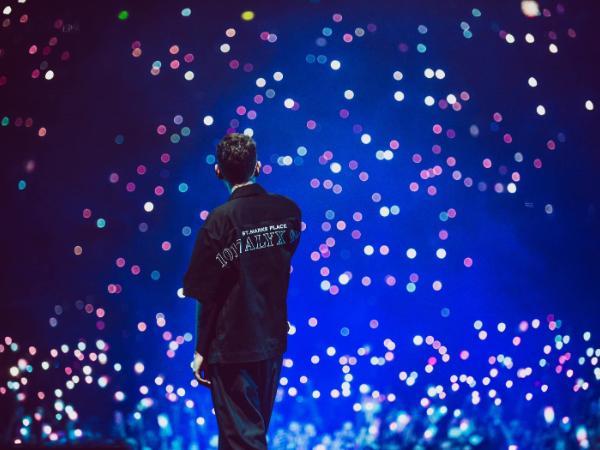 Dawid Podsiadło na Stadionie Narodowym, 26 sierpnia 2023 r.