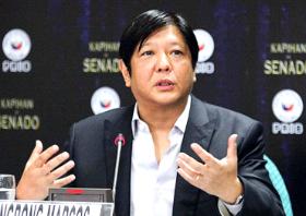 Ferdynand Marcos junior jako senator, 2014 r.