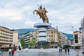 Skopje – monumentalny pomnik Aleksandra Wielkiego