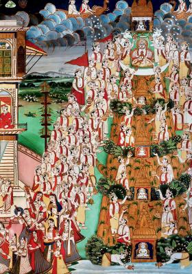 Dźiniści na obrazie z XVIII w.