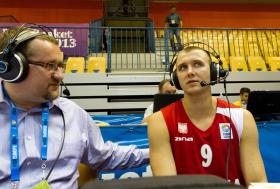 Szef Polsatu Sport Marian Kmita nieskromnie twierdzi, że jego ludzie odpowiedzialni za wyszukiwanie perełek są bezkonkurencyjni. Na zdjęciu transmisja meczu koszykówki Chorwacja - Polska.