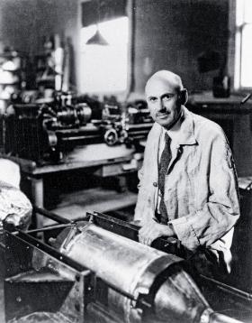 Robert Goddard, ojciec kosmonautyki w swoimsiedlisku.