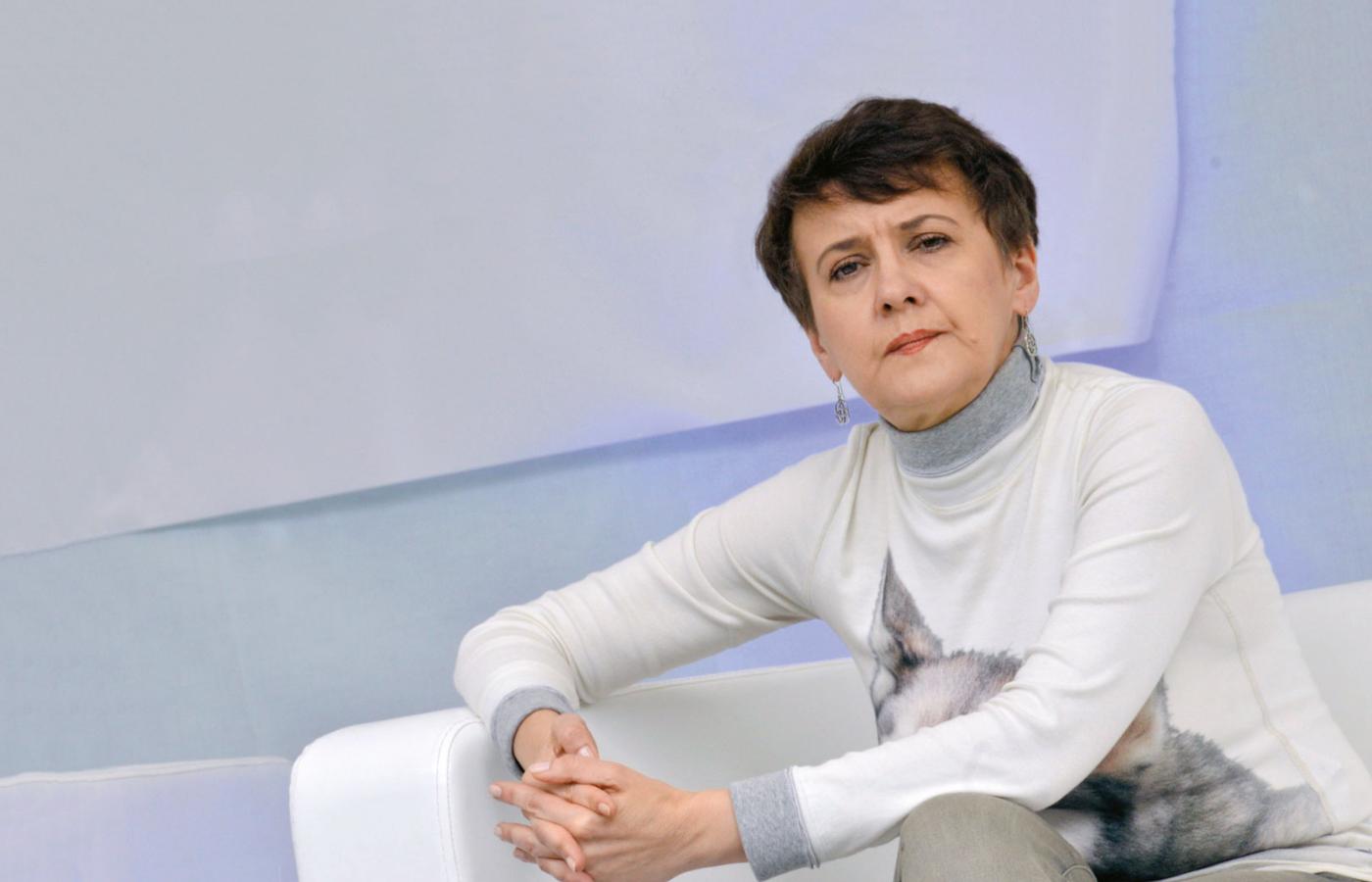 Oksana Zabużko (ur. 1960 r.) – ukraińska pisarka, laureatka Literackiej Nagrody Europy Środkowej Angelus.