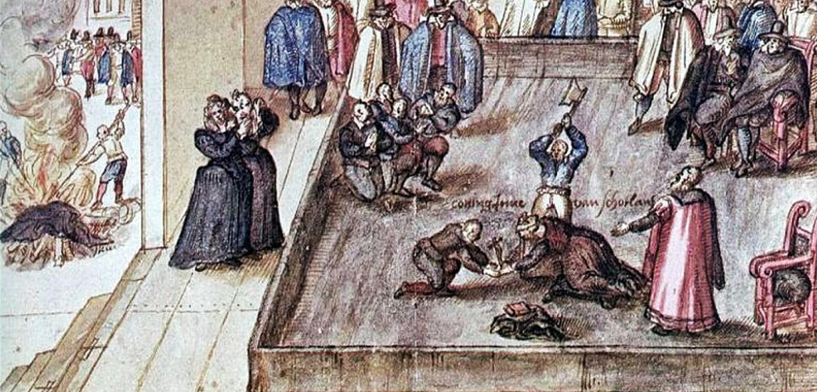 Egzekucja Marii Stuart.