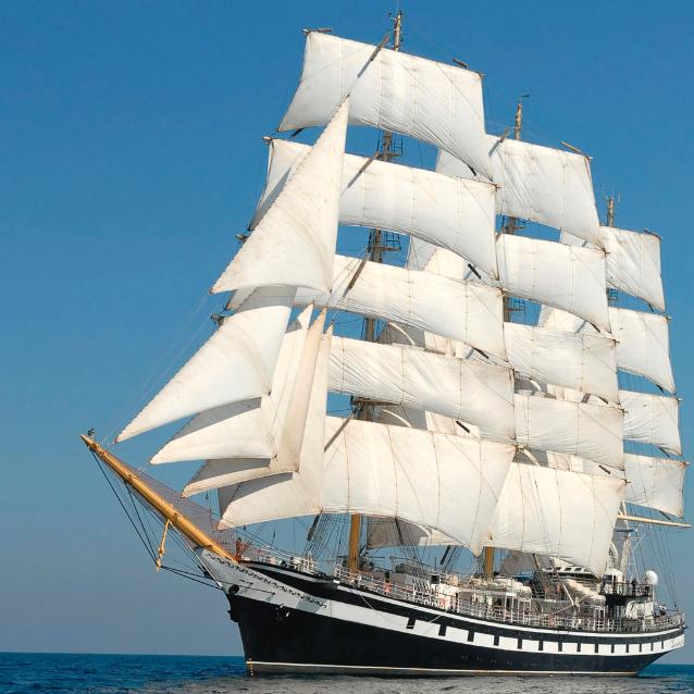 Duże żaglowce, tzw. tall ships, nadal są ozdobą oceanów.
