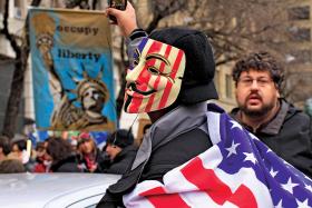 Protestujący z ruchu Occupy Wall Street