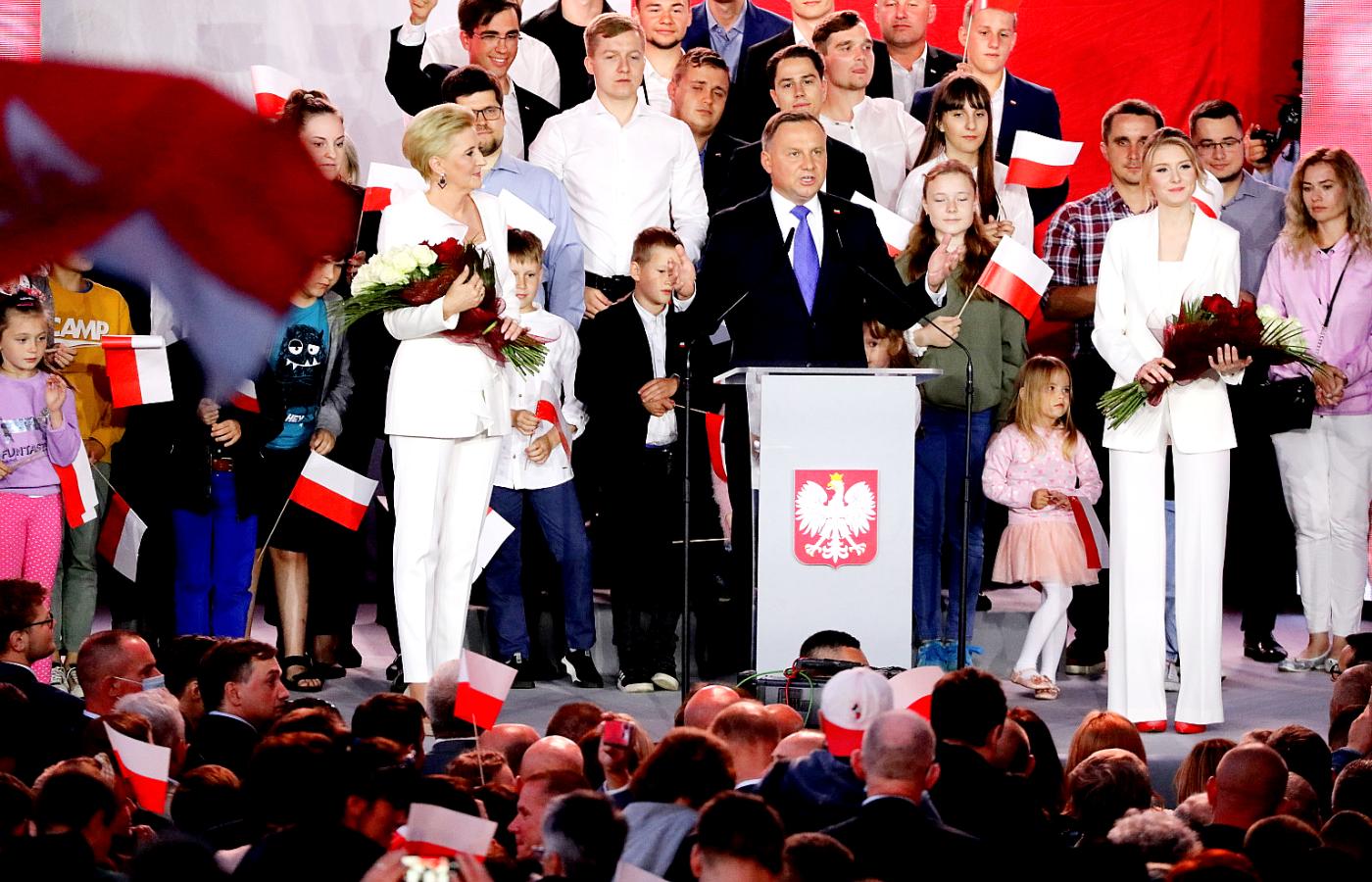 Wieczór wyborczy Andrzeja Dudy, 12 lipca 2020 r.